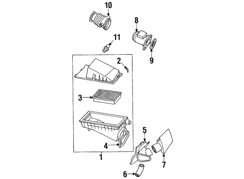 1999 Mercury Cougar Filters Diagram 2 - Thumbnail