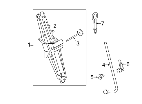 2020 Ford Transit Connect Jack & Components Diagram 2 - Thumbnail