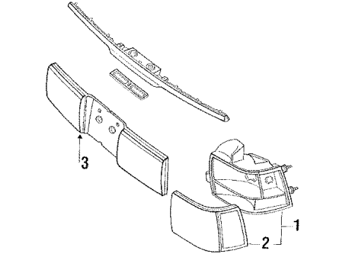 1993 Lincoln Continental Tail Lamps Diagram