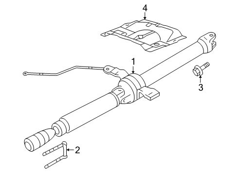 2006 Mercury Mariner Drive Axles - Rear Diagram
