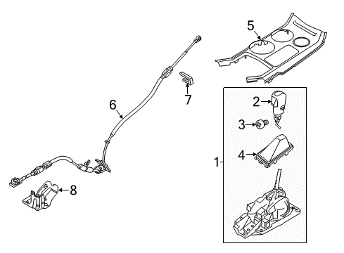 2011 Ford Explorer Shifter Housing Diagram