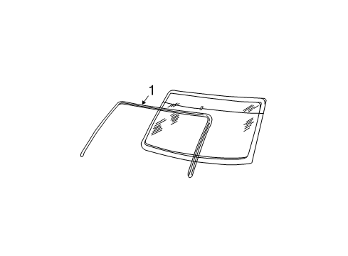 2010 Ford Explorer Reveal Moldings Diagram