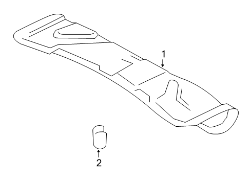2008 Ford Taurus Interior Trim - Trunk Lid Diagram