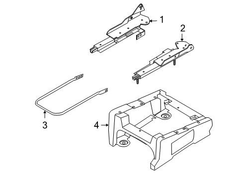 2011 Ford E-150 Tracks & Components Diagram 2 - Thumbnail