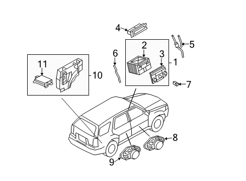 2010 Mercury Mariner Sound System Diagram 2 - Thumbnail