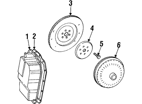 1999 Mercury Mystique Automatic Transmission Diagram 1 - Thumbnail