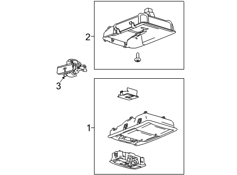 2011 Ford F-150 Overhead Console Diagram 3 - Thumbnail