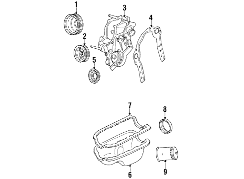 1995 Mercury Sable Filters Diagram 3 - Thumbnail