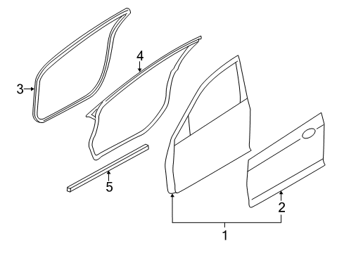 2006 Lincoln Zephyr Front Door Diagram