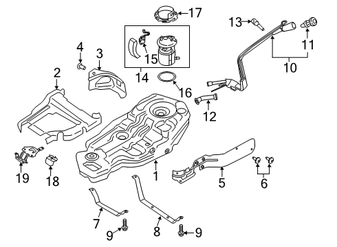 2021 Lincoln Aviator Vent Tube Diagram for L1MZ-9G271-C