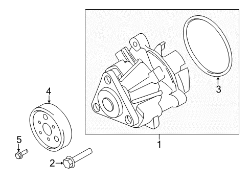 2018 Lincoln MKZ Water Pump Diagram