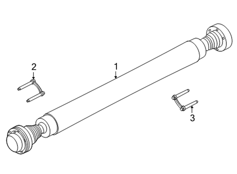 2022 Ford Mustang Drive Shaft - Rear Diagram 4 - Thumbnail