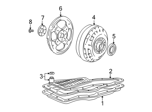 2006 Ford Taurus Transaxle Parts Diagram