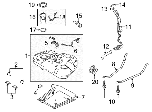 2014 Ford Taurus Senders Diagram 4 - Thumbnail