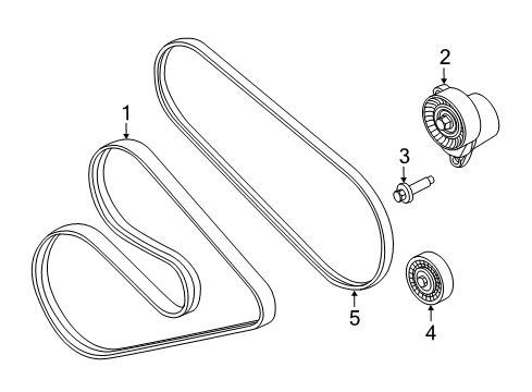 2020 Ford F-150 Belts & Pulleys, Maintenance Diagram 4 - Thumbnail