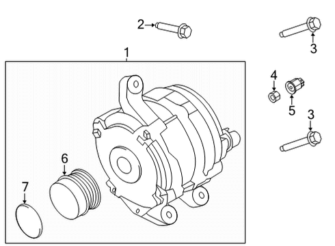 2023 Ford Bronco Sport Alternator Diagram 3 - Thumbnail