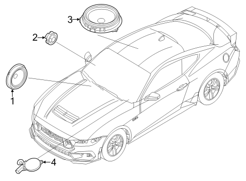 2024 Ford Mustang Sound System Diagram 3 - Thumbnail