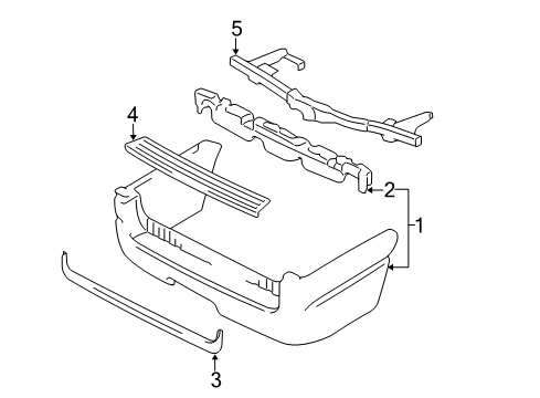 2005 Ford Expedition Rear Bumper Diagram