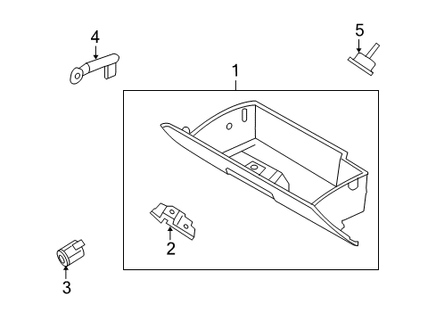 2008 Ford Taurus Glove Box Diagram