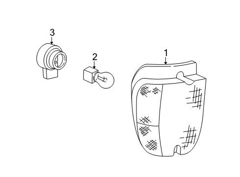 1992 Ford E-150 Econoline Park Lamps Diagram