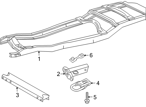 2013 Lincoln Navigator Frame & Components Diagram 1 - Thumbnail