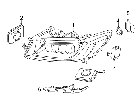 2020 Lincoln Continental Headlamps, Electrical Diagram 2 - Thumbnail