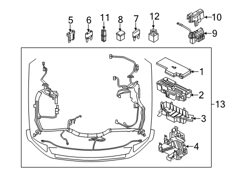 2014 Ford F-250 Super Duty Fuse & Relay Diagram