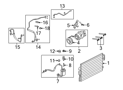 2010 Mercury Mariner Air Conditioner Diagram 2 - Thumbnail