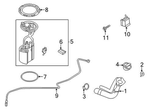 2022 Ford F-250 Super Duty Senders Diagram 7 - Thumbnail
