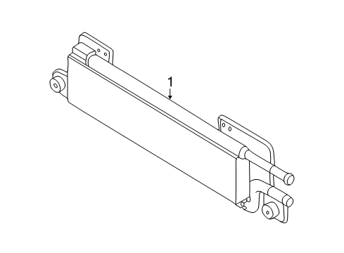 2006 Ford Escape Transmission Cooler Diagram for 5L8Z-7A095-BA