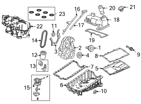 2009 Ford Ranger Engine Parts & Mounts, Timing, Lubrication System Diagram 4 - Thumbnail