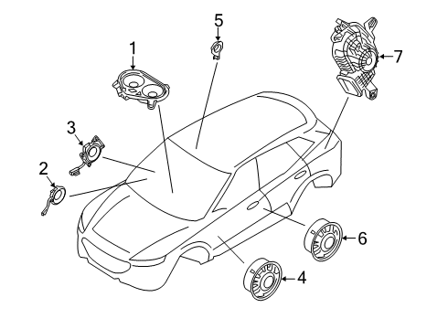 2021 Lincoln Corsair Sound System Diagram 2 - Thumbnail