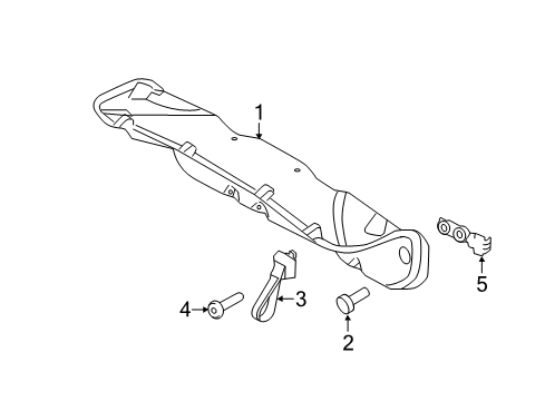 2011 Lincoln MKZ Interior Trim - Trunk Lid Diagram 1 - Thumbnail