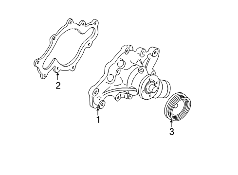2005 Ford Expedition Water Pump Diagram