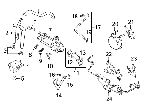 2018 Ford F-150 Pressure Sensor Diagram for FL3Z-2C444-B