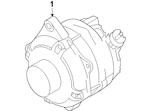 2014 Lincoln MKX Alternator Diagram 1 - Thumbnail