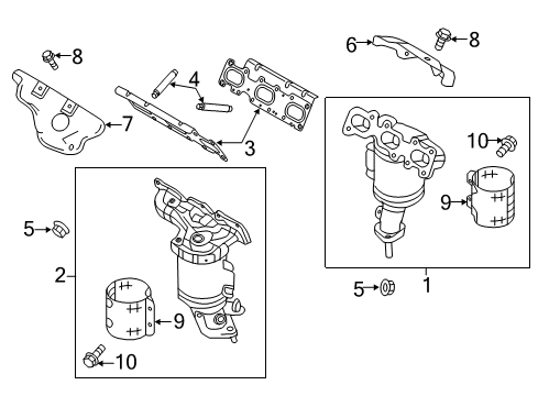 2017 Ford Police Interceptor Utility Exhaust Manifold Diagram 2 - Thumbnail
