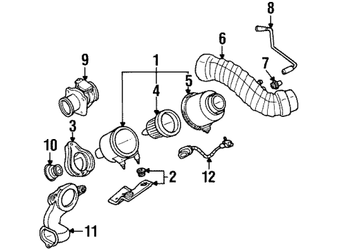 1997 Ford Ranger Air Intake Diagram