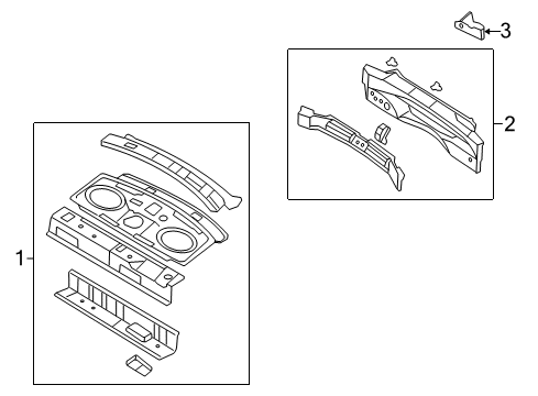 2008 Mercury Milan Rear Body Diagram