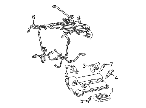 2002 Lincoln LS Ignition System Diagram