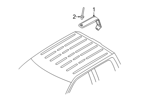 2011 Ford F-150 Exterior Trim - Cab Diagram 2 - Thumbnail