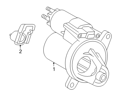 2008 Ford Mustang Starter, Electrical Diagram 3 - Thumbnail