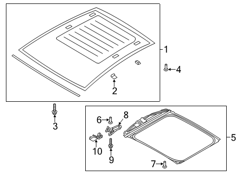 2017 Ford C-Max Sunroof Diagram