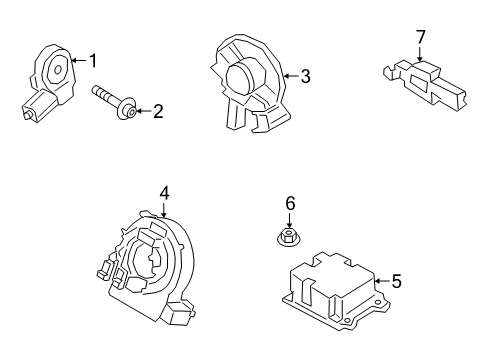2023 Lincoln Corsair Air Bag Components Diagram 2 - Thumbnail