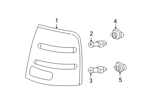 2005 Ford Expedition Combination Lamps Diagram