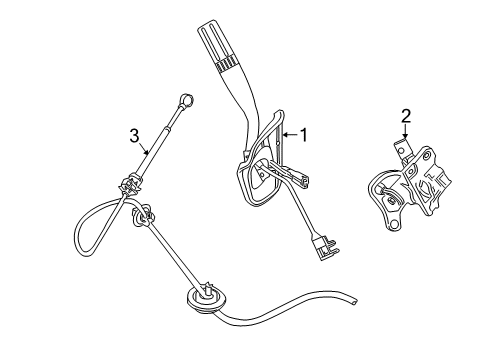 2014 Ford F-250 Super Duty Shifter Housing Diagram