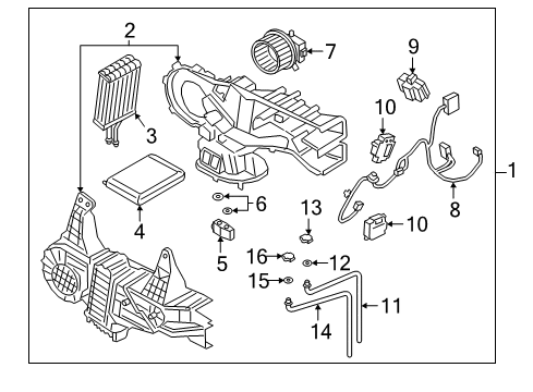 2021 Lincoln Navigator Auxiliary Heater & A/C Diagram