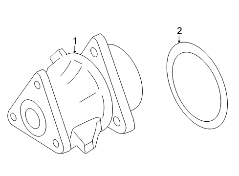 2006 Mercury Mariner Water Pump Diagram 2 - Thumbnail