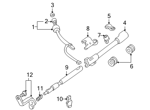 2004 Ford Excursion Gear Shift Control - AT Diagram