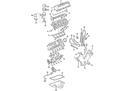 2011 Ford E-150 Engine Parts & Mounts, Timing, Lubrication System Diagram 1 - Thumbnail